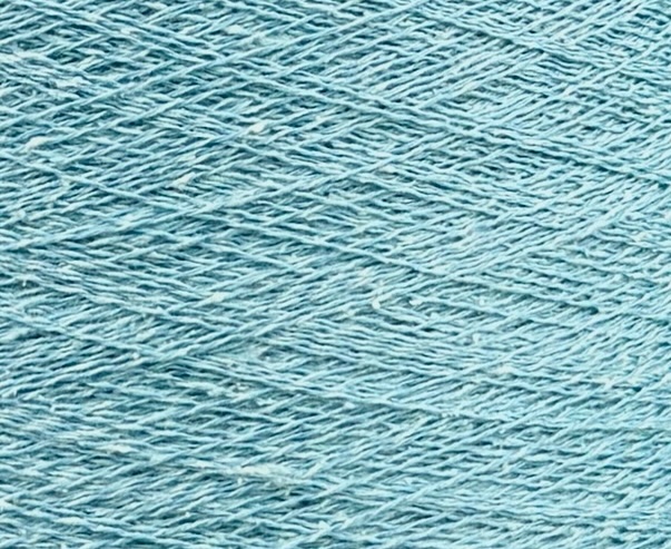 Toscano S.r.L. Art. Spezz 852 Nm 2/34 – Garn aus Seide, Baumwolle und Viskose col. 3054 Aquamarin